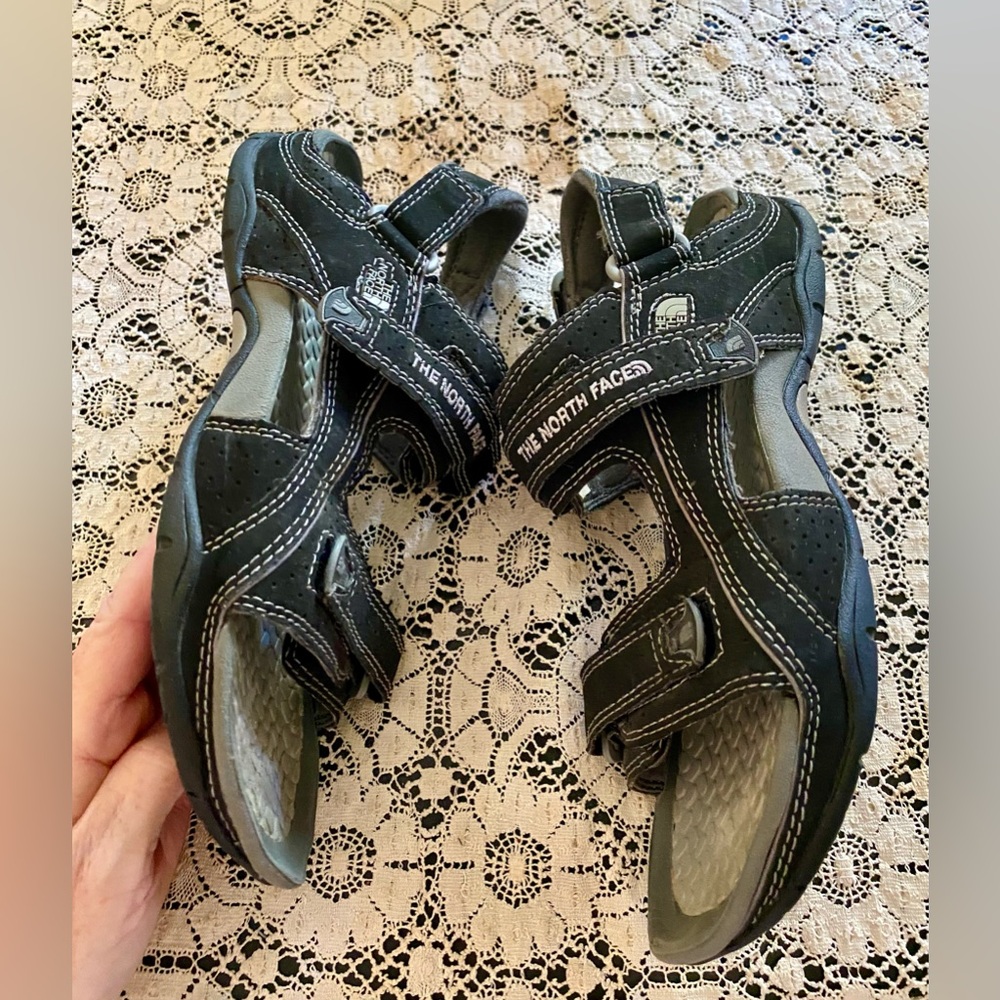 The North Face Black and Gray Sandals - Picture 3 of 12